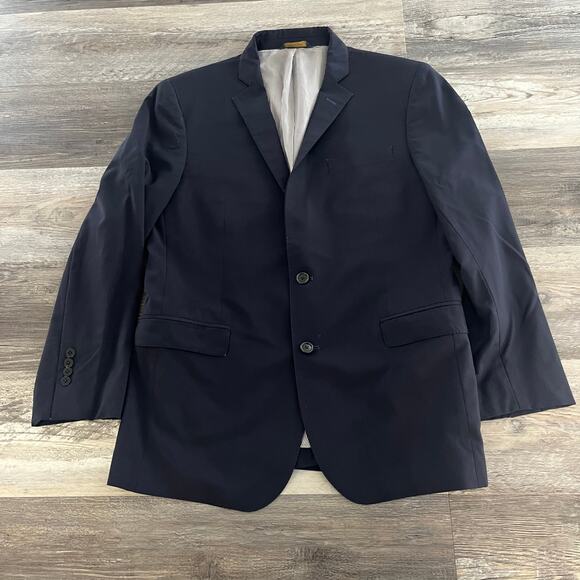 Brooks Brothers Explorer Regent Fit Navy Mens‎ 40R Wool Blend Sports Coat Blazer - Picture 2 of 11